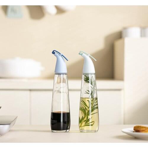 Sealed Silicone Glass Oil Bottle Kitchen Accessories Vinegar Soy Sauce Liquid Seasoning Kitchen supplies Spice Tools Bottle