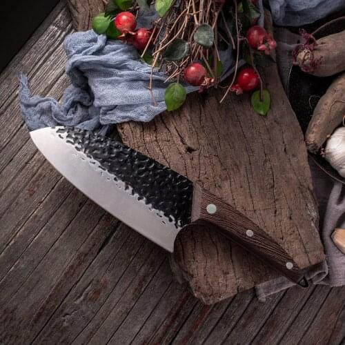 Forged Kitchen Knife Ladies Labor-saving Slicing Knife Traditional Household Stainless Steel Meat Cutting Sharp Razor Cleaver
