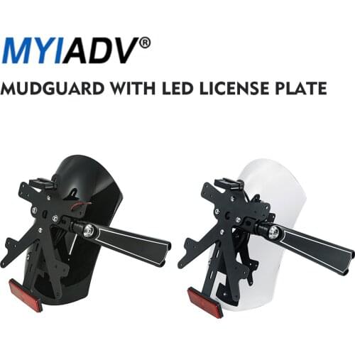 For BMW R NINET R NINE T R9T Scrambler RACER PURE SPORT 2014-2020 Motorcycle Rear Fender Bracket mudguard with LED License plate