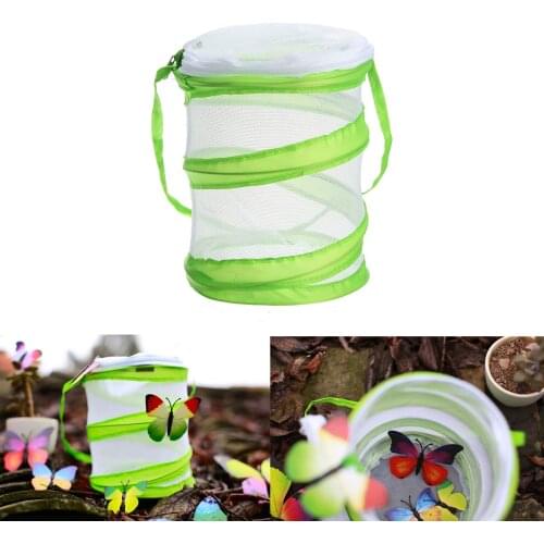 Lmprove The Butterfly Insect Larvae Cage Can Be Folded Insects Boxes Portable Foldable,plant Cage,strong Breathable,safe
