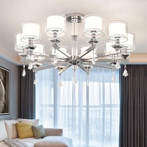 Meigheiath Chrome Chandeliers