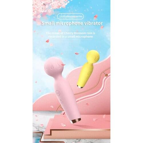 Mini Magic Wand AV Vibrator G Spot Vibrating Dual Motors Dildo Clitoris Stimulation Vaginal Massager Sex Toys for Woman