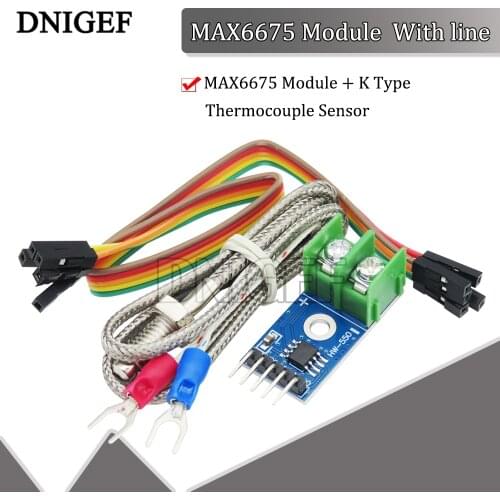 DNIGEF MAX6675 Module + K Type Thermocouple Thermocouple Sensor Temperature Degrees Module For Arduino