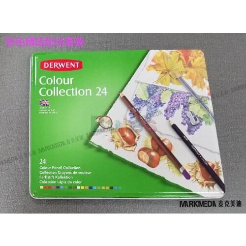British Derwent Water-soluble Sketch Selected Combination Color Pencil Set,24 36Color Painting,Sketching,Watercolour Colletction
