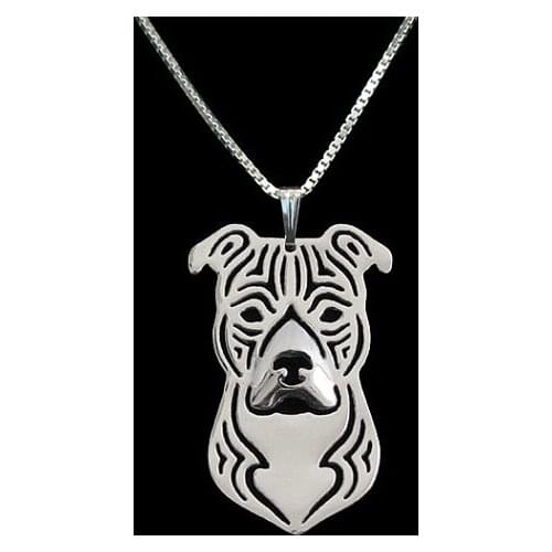 American Staffordshire Terrier necklace fashion pit bull necklace Pet dog jewelry for woman