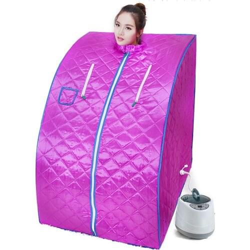 Home Sauna Steam Box Skin SPA 2000W 4L EU Plug Portable Steam Sauna Tent Steamer Weight Loss Health Care Steam Shower Generator