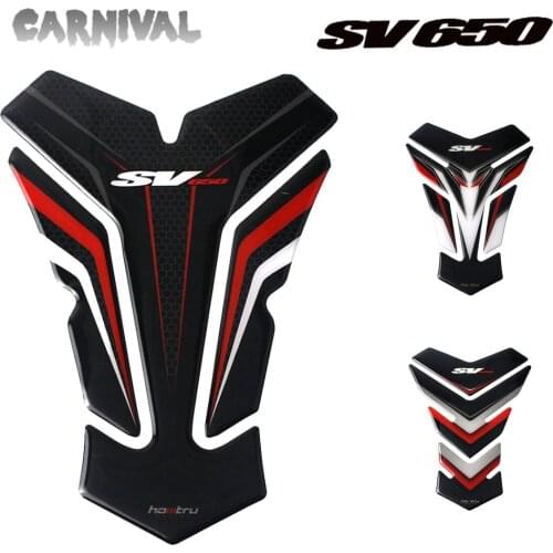 For Suzuki SV650 SV 650 SV650A SV650X SV650S ABS 3D resin tank pad protector for motorcycle sticker