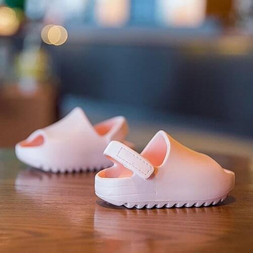 Baby Toddler Kids Adults Slip-On Fashion Sandals Boys Girls Foam Beach Summer Slides Bone ResinChildren Lightweight Water Shoes