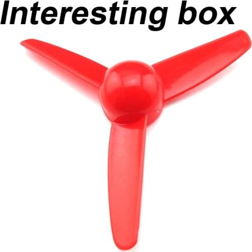 Standard three-blade propeller, propeller, air propeller, DIY model fan, handmade material, 2mm hole