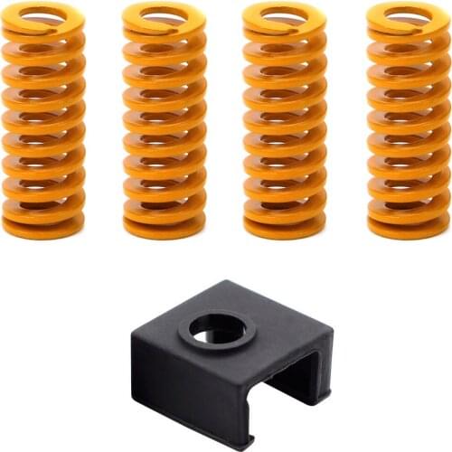 3D Printer Parts Printer Hot Bed Leveling Spring MK7/MK8/MK9 Silicone sleeve Hot End For Ender 2 3 Pro 5 Creality CR-10S PRO