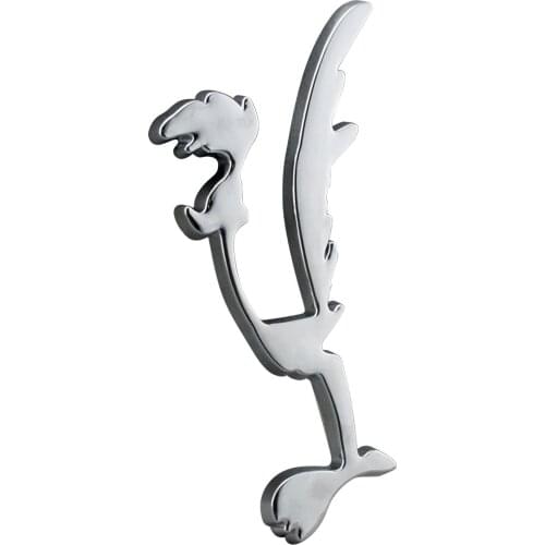 3D chrome Flamingo emblem badge sticker logo for car fender tailgate truck liftgate
