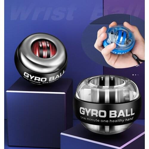 Gyro Power Fitness Equipment LED Gyroscopic Powerball Autostart Range Wrist Ball With Counter Arm Hand Muscle Force Trainer