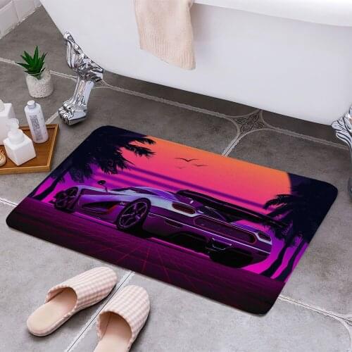 Koenigsegg Agera One Carpet Areas Rug Non-slip Floor Mat Rug 3D Printing Living Room Bedroom Door Mat Home Decoration