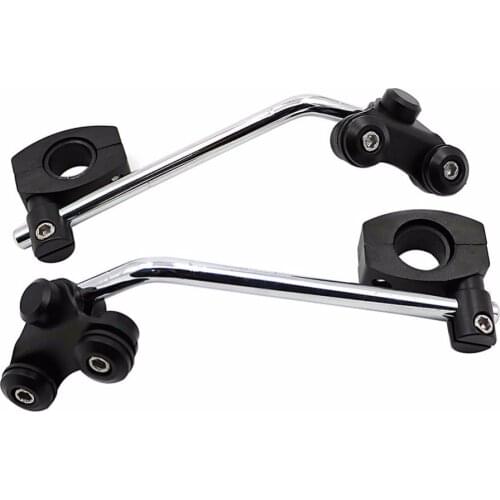 Universal Motorbike Windscreen Bracket Windshield Mounts Clamps Fit For 7/8" 22mm or 1 1/8" 25mm Standard Handlebar Street Bikes