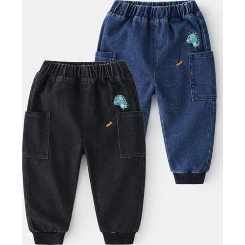 Spring Girls Jeans Baby Kids Jeans for Children Boys Girls Leggings Denim Pants Toddler Pants Girls Kids Pants for Boy Girl 2-8Y