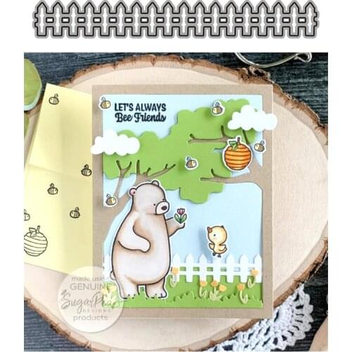 Railing Metal Cutting Dies for Scrapbooking Handmade Tools Mold Cut Stencil New 2021 DIY Card Make Mould Model Craft Decoration