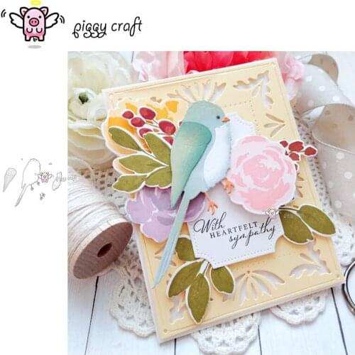 Piggy Craft metal cutting dies cut die mold Bird decoration Scrapbook paper craft knife mould blade punch stencils dies