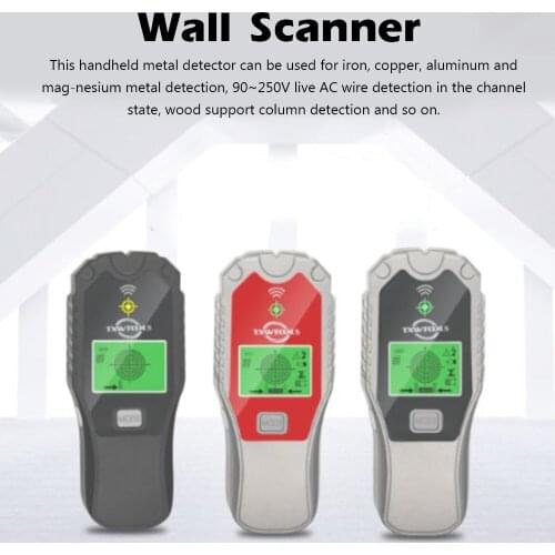 Multifunction Handheld Metal Detector Wall Drilling Inner Wire Detection and Positioning Wall detector Scanner Utility Tool