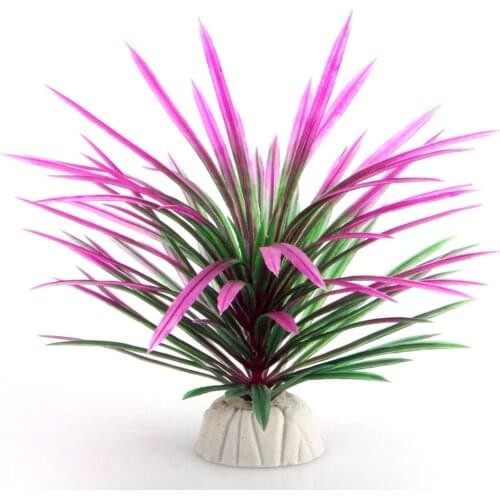 Simulation Artificial plants Aquarium Decor Water Weeds Ornament Plant fish tank aquarium Grass 12cm akvaryum dekor