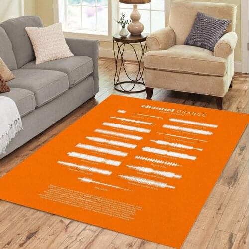 Channel Orange by F Ocean Carprt Rug for Living Room Bedroom Decoration Home Non-slip Rugs Floor Mat Dropshipping