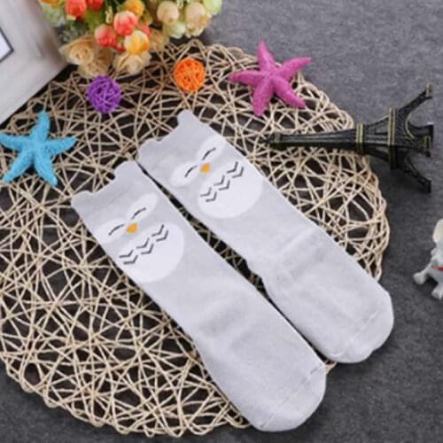 Boys girls infant socks baby lovely cartoon animal socks knee high girl leg warm autumn kids socks knee spring autum clothing