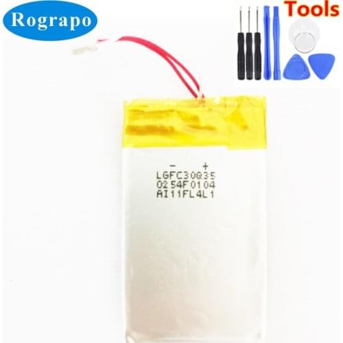 New AE482539P Battery For Phonak Compilot Accumulator 3.7V 450mAh Li-Polymer Replacement Batterie 3-wire Plug+tools