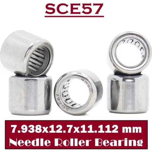 SCE57 Bearing 7.938*12.7*11.112 mm ( 5 PCS ) Drawn Cup needle Roller Bearings B57 BA57Z SCE 57 Bearing