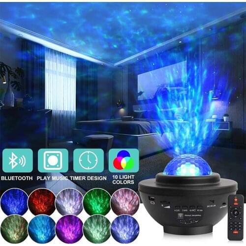 Night Light Projector 3 in 1 Star Projector with LED Nebula Cloud for Kids Baby Bedroom Game Rooms Home Party Night Light
