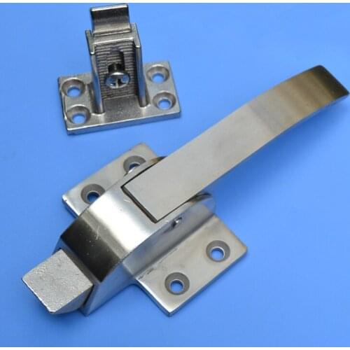 Steamer cabinet handle Freezer handle oven door hinge Cold storage door lock adjustable latch hardware pull Industrial plant