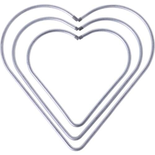 Heart Metal Dream Catcher Dreamcatcher Ring Macrame Craft Hoop DIY Accessories