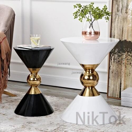 Nordic Coffee Table Luxury Casual End Tables Living Room Corner Table Sofa Coffee Table Simple Small Table Kitchen Furniture L