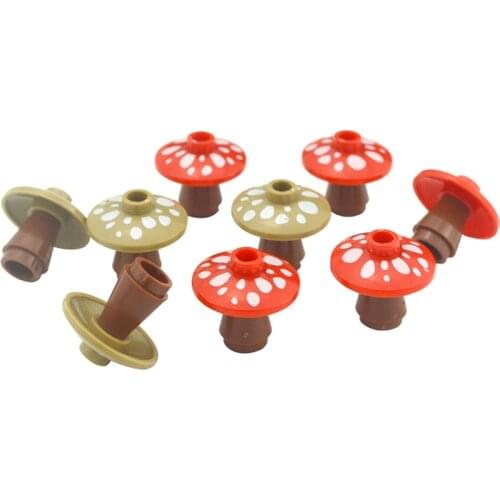 MOC Plants Mushroom Tree Building Blocks Grass Flower City Parts Friends Food Jungle Set Accessories Bricks DIY Gift Kids Toys
