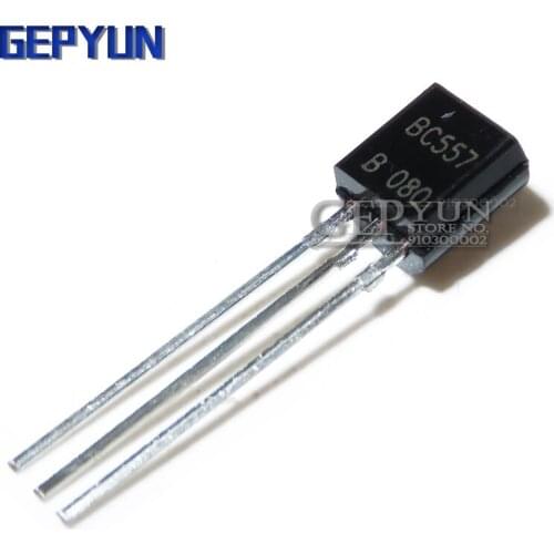 100PCS BC557B BC557 TO-92 TO92 557B triode transistor Gepyun