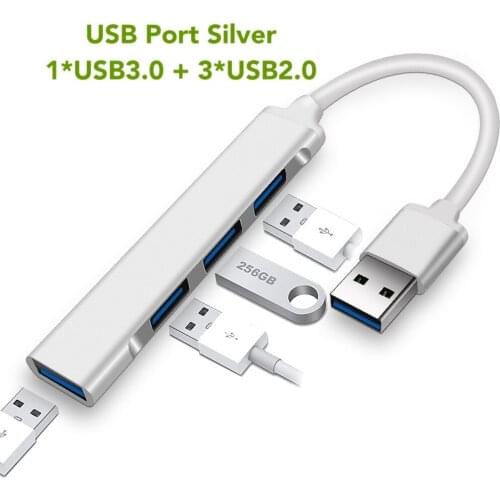 USB C HUB 3.0 Type C 3.1 4 Port Multi Splitter Adapter OTG For Lenovo Xiaomi Macbook Pro 13 15 Air Pro PC Computer Accessories