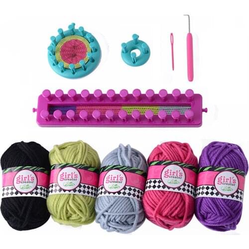 Knitting Machine Sewing Material Accessories Loom Needlework Kit Tools DIY Circular To Knit Weaving Handmade Scarf Sock Suture