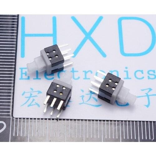 150pcs push button Switches Button switch 5.8*5.8mm double self-locking switch with lock