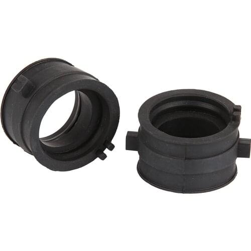 #16211-MAW-600 2 PCS Motorcycle Carburetor Intake Manifold Joint Boot Adapter For Honda NTV650 NT650 VT600 VT750 XLV600 XL650V