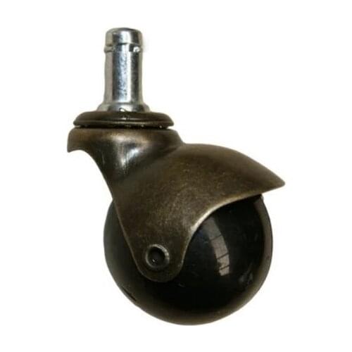 2Pieces/Lot Diameter:48mm Retro Bronze Spherical Ball Universal Wheel Caster