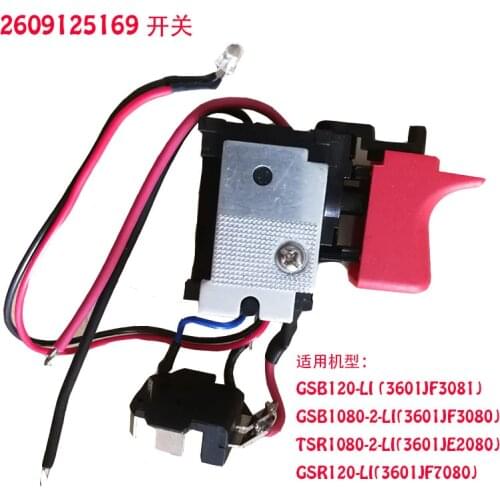 DL2A/2,Electronic Speed Regulating Switch Is Used For Bosch TSR1080-2-LI Drill 2609125169 3601JE2080 Electric Drill Screwdriver