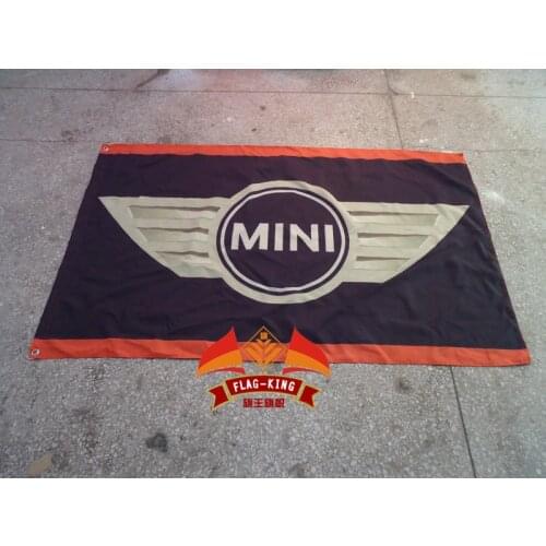 For mini racing car club flag, Speed car banner ,100% polyster 90*150 CM flag,flag king