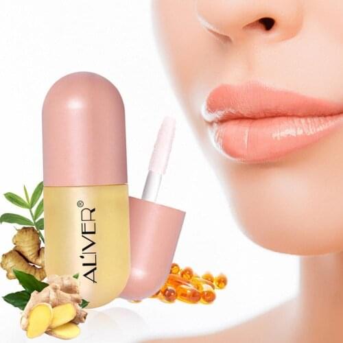 Day Night Instant Volume Lips Plumper Oil Moisturizing Lip Lip Cosmetics Plump Reduce Makeup Sexy Enhancer Line Repairing F T9S4
