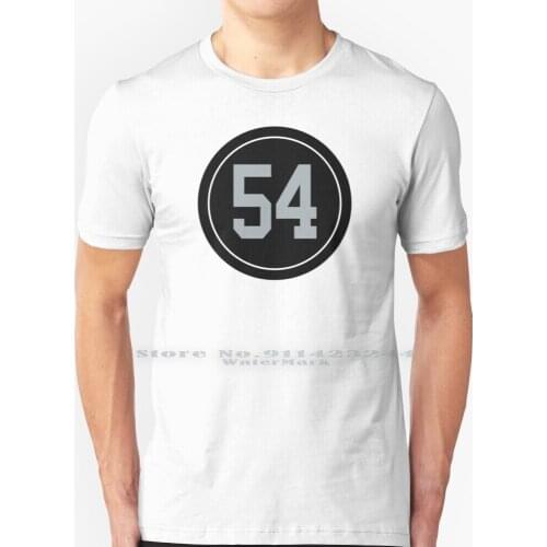Raekwon Mcmillan Number 54 Jersey Las Vegas Raiders Inspired T Shirt 100% Pure Cotton Raekwon Mcmillan Raiders Las Vegas