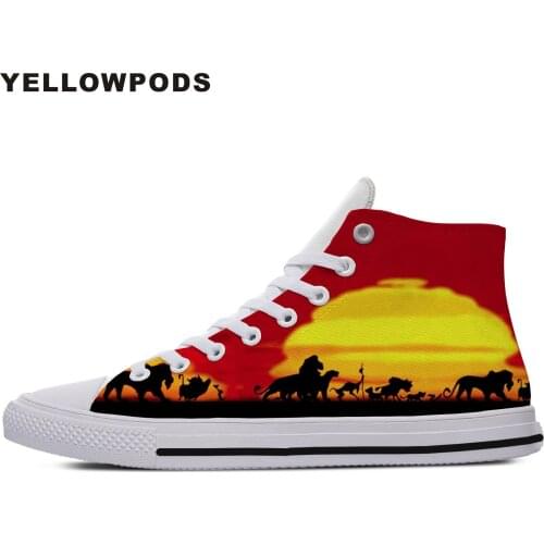 Customized Your Own Logo/Photo/Image Pattern King Of Lion Men Flats Shoes Fashion Brand Diy Your Shoes white Bottom Footwear