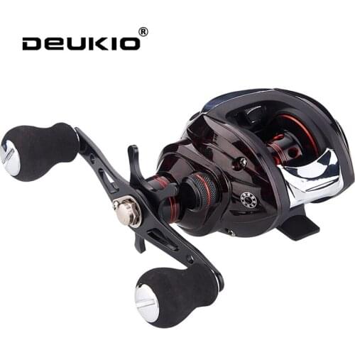 Baitcasting Reel Magnetic Brake System Reel All Metal 8KG Max Drag 5+1 BBs 7.2:1 High Speed Fishing Reel Light Weight Carp pesca