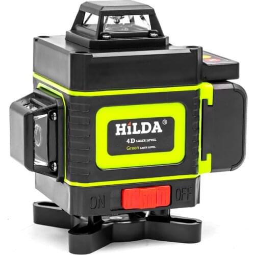 16 Lines 4D Laser Level green line SelfLeveling 360 Horizontal And Vertical Super Powerful Laser level green Beam laser level