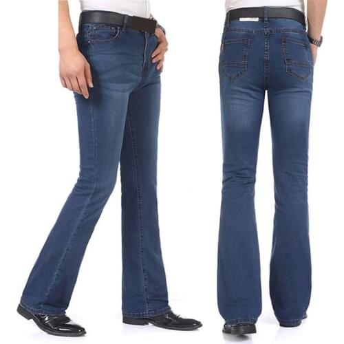 Mens Leg Jeans Pants High Waist Long Flare Jeans Mens Jeans Slim Jeans Mens Jeans Men