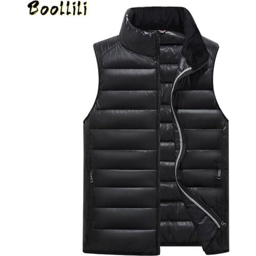 Autumn Winter Vest Men Fashion Warm Sleeveless Jacket Men Plus Size L-4XL Mens Waistcoat Stand Collar Casual Vest