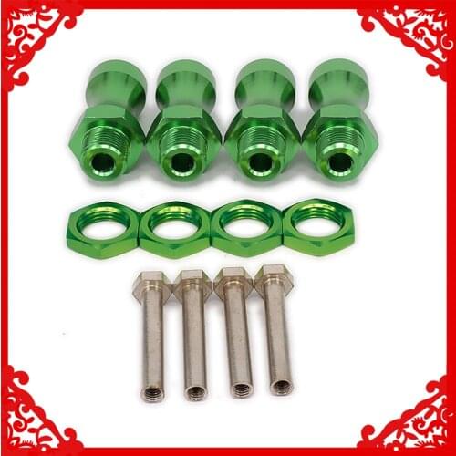 M12 To M17 12mm To 17mm Wheel Hex Hub Adapter Conversion Adapter Extension 30mm For 1/10 RC Car Upgraded Hop-Up Parts HSP