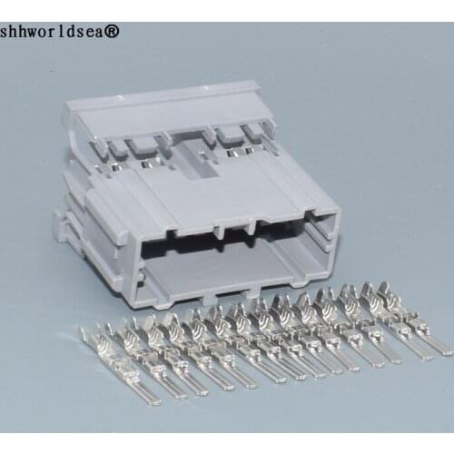 Shhworldsea 14 Pin 6098-0253 6098-0254 2.2mm (090) Cable Auto Wiring Harness Connector Plug Car Electrical Wire Socket