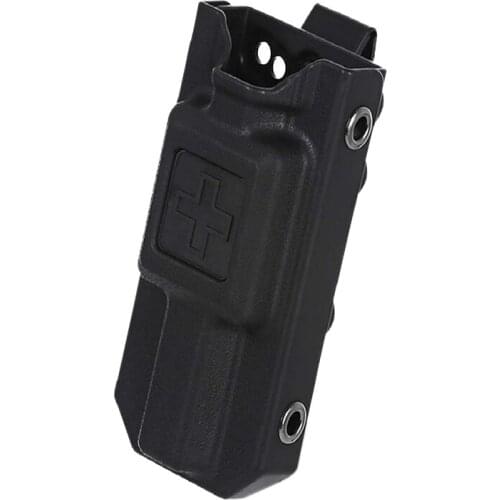 Tourniquet Carrier Pouch Storage Bag Molle Tourniquet Holder Tourniquet Carrier Case for Outdoor Hunting Black